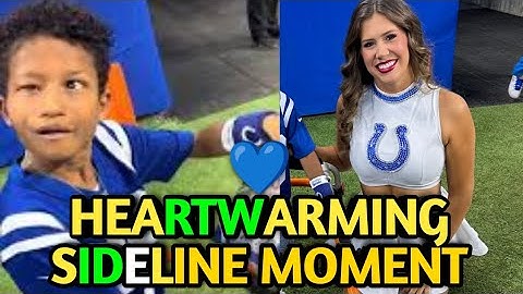 Colts Cheerleader Uses ASL To Talk With Deaf Fan | The Most Wholesome Moment Of The NFL Season