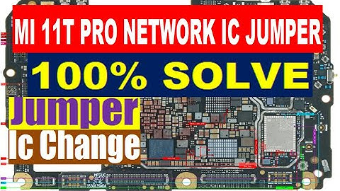 MI 11T Pro Network IC Jumper | Network IC Replacement | Network Problem Solution