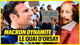 MACRON DYNAMITE LE QUAI D'ORSAY