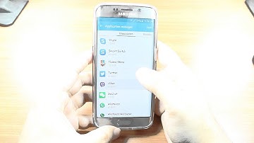 Uninstall Apps and games Samsung galaxy S6, S6 edge