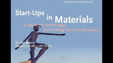 Start-Ups in Materials: If you