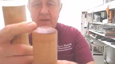 Pusher modification for the Front Loading Feed Tube on a Whole Health Foundation juicer