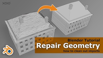 Repair Geometry and Import Meshes (OBJ, FBX, ...) - Blender Tutorial