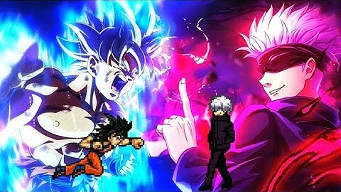 Goku DBS 3.5 UI OP(New) VS Gojo Infnite Venerable V2 OP in Jump Force Mugen