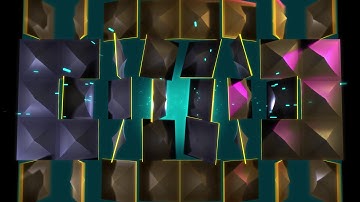 Projection Mapping on SuperLever Pyramid Panels by Paintscaping