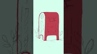 Christmas Mail Box. #procreate