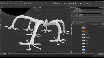 Houdini - try to make mimics from Edge of tomorrow ( V.4 )