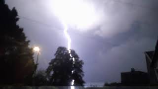 thunderstorm over burley in wharfdail westyorkshire video by tim andrew raw cut 12th of May 2024