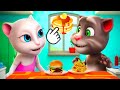 Talking tom  cooking from the heart  cartoon for kids kedoo toonstv