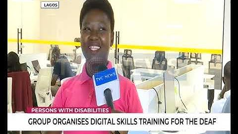 Group organises digital training for the deaf