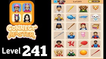 Connect Master Match Puzzle level 241 Guide Walkthrough Solution