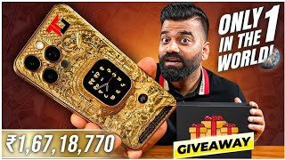 My New Gold iPhone 15 Pro Max - Mahabharat Edition 🔥🔥🔥 @TechnicalGuruji @technicalbana