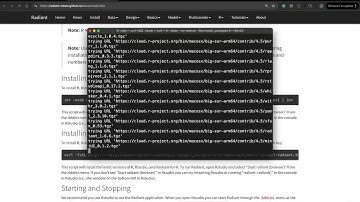 Installing radiant on macOS