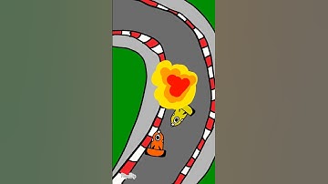 car crash #animation #flipaclip #formula1 #crash