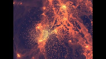 Astrophysics simulation visualisation