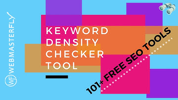 Online Keyword Density Checker Tool - : Check Keyword Density at Webmasterfly