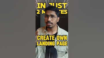 how to create a landing page for free  #shorts #landingpage #website