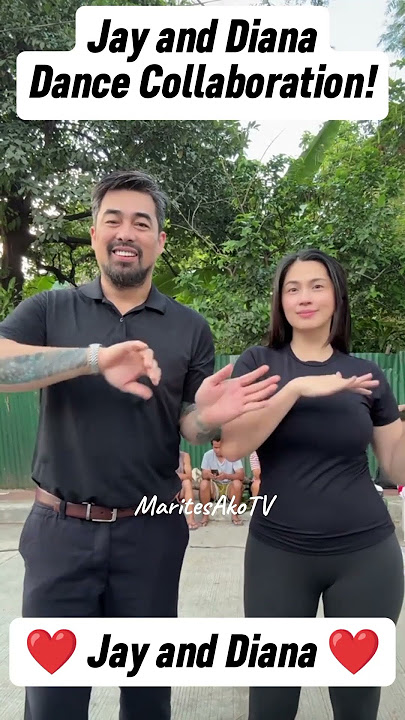 OMG! JAY MANALO AND DIANA ZUBIRI DANCE COLLABORATION!❤️ #shorts @MaritesAkoTV