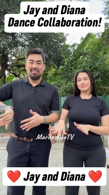 OMG! JAY MANALO AND DIANA ZUBIRI DANCE COLLABORATION!❤️ #shorts @MaritesAkoTV