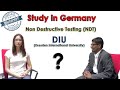 Masters in Non-Destructive Testing | Study In Germany | DIU | Dresden