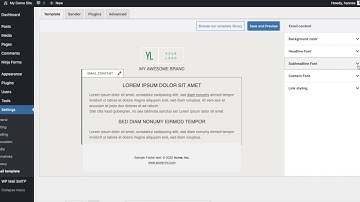 WP HTML Mail – WordPress email designer v3