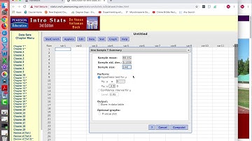Homework Using StatCrunch