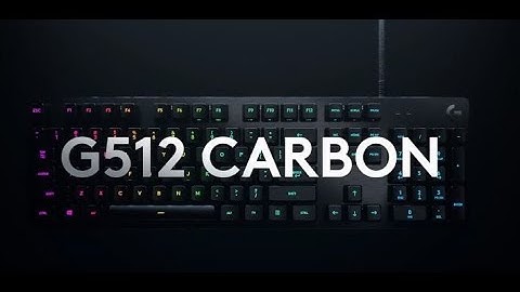 Logitech G512 Carbon keyboard review