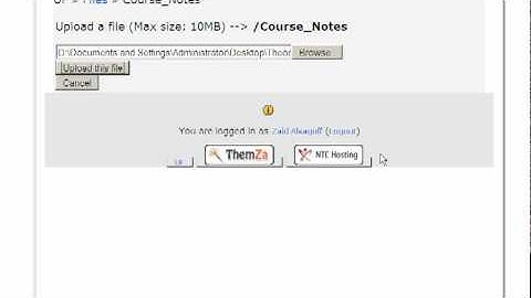 Tutorial - Upload Files and Linking (Moodle)