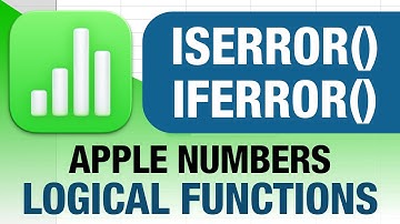 ISERROR() and IFERROR() Functions in Apple Numbers