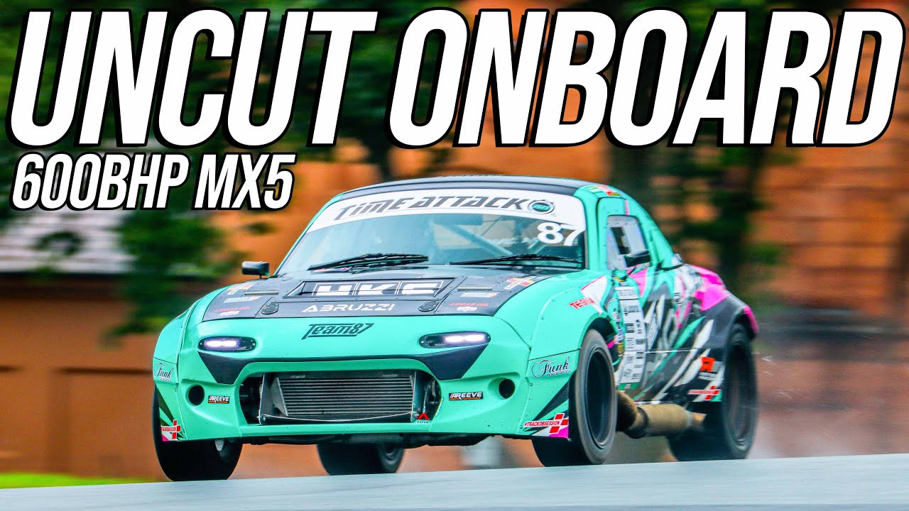 Trying To Control A 600BHP MX5 In The Wet (UNCUT) - YouTube