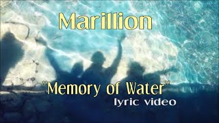 MARILLION &quot;Memory of Water&quot; music video, fan created (lyrics on screen)