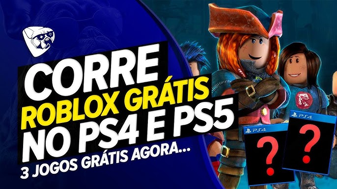 ROBLOX GRÁTIS NO PS4 E PS5 !! OFICIAL !! 