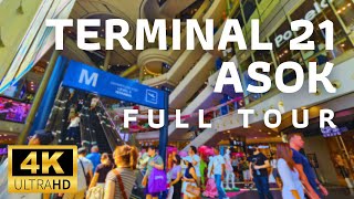 4K | Terminal 21 Asok, Home of the Longest Mall-Escalator in Thailand