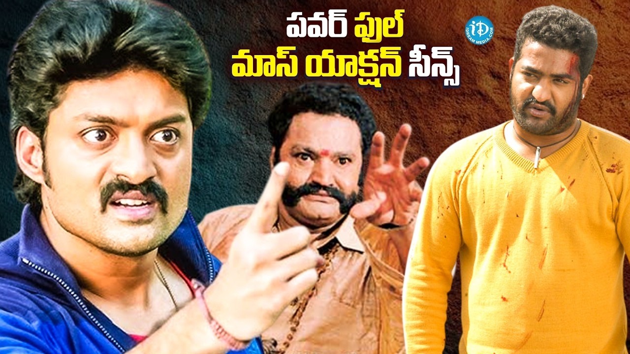 Jr NTR, Kalyan Ram & Hari Krishna Mass Action Powerful Scenes |@idreamkarimnagar
