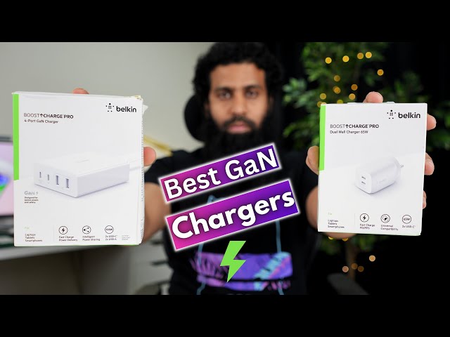 Best GaN Chargers | Belkin BoostCharge Pro 108W 4 Port & BoostCharge Pro 65W Dual USB-C GaN Chargers