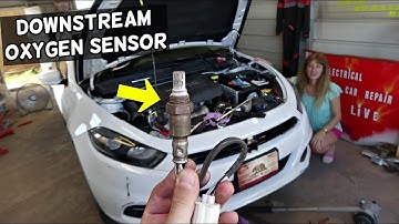 DOWNSTREAM OXYGEN SENSOR REPLACEMENT REMOVAL 2.4 MULTIAIR DODGE DART CHRYSLER 200 JEEP CHEROKEE