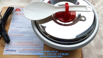 Nồi cơm điện nhỏ Kim Cương 0.6 Lít chính hãng giá rẻ bảo hành 12 tháng, 1 đổi 1