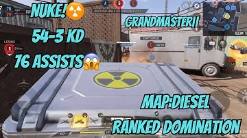 NUKE ON DIESEL |RANKED| 54-3 KD|COD MOBILE| MVP |Domination