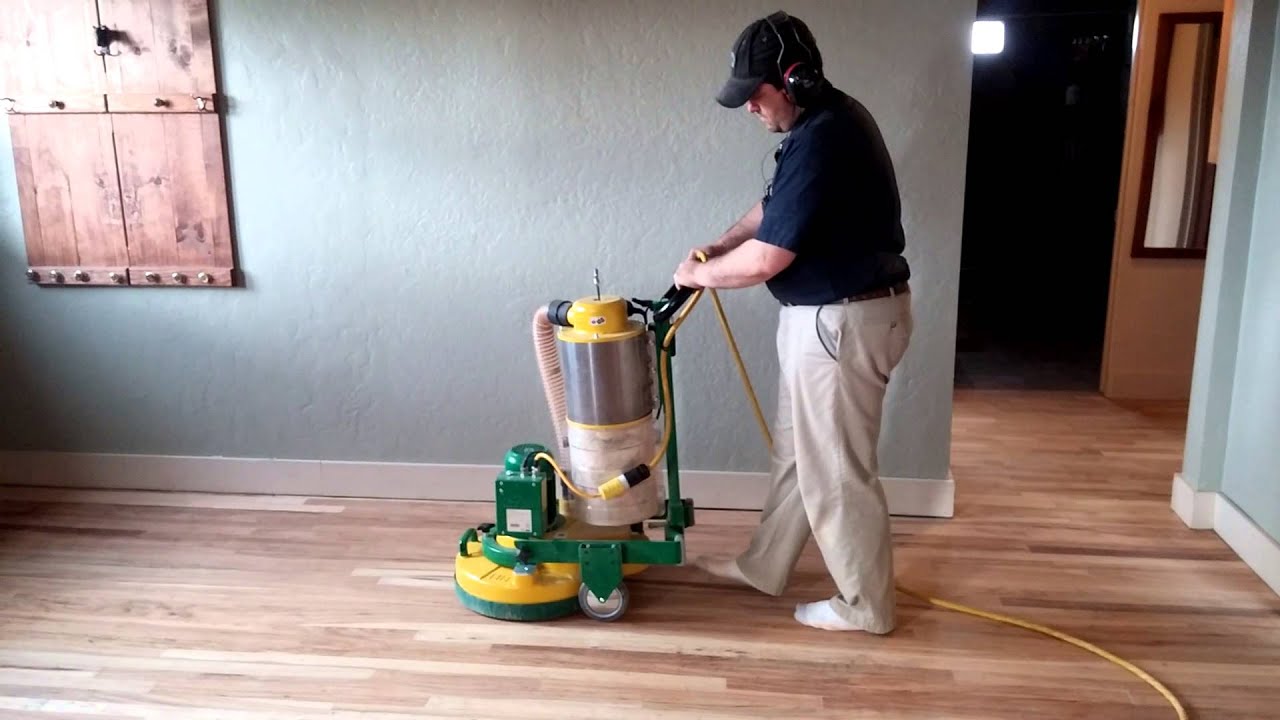 Виды циклевочных машин для деревянного пола