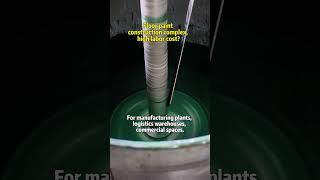 Floor paint construction complex, high labor cost?