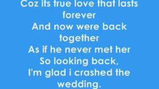 Video thumbnail of "Crashed The Wedding - Busted lyric video"