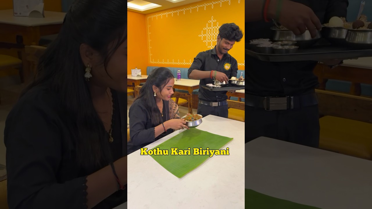 🤯Kothu kari Biriyani ahh‼️ | Puthusa irukee 🫣#foodiesfindings #anandhavilas