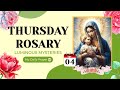 TODAY HOLY ROSARY: LUMINOUS  MYSTERIES, ROSARY THURSDAY🌹APRIL 04, 2024 🌹 PRAYER FOR GOD