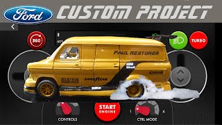 Dinky custom project. Wyścigowy Ford Transit Van. Bluetooth RC. Zabawka model odlewany.