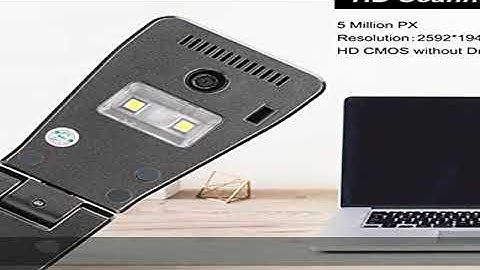 eloam Portable Document Camera HDMI, VGA Port， OCR Visual Presenter for Office,School,Meeting,Train