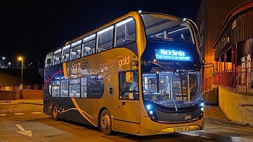 Decent revs and thrash! Stagecoach Yorkshire ADL E40D/ADL Enviro 400MMC 11118/SK68LUF - Route X17