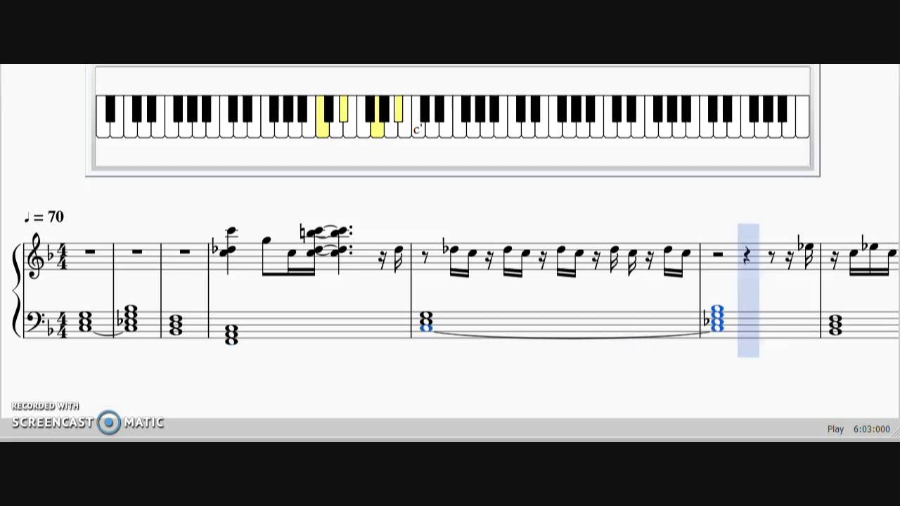 hayling fc kahuna piano cover intro main loop youtube bloodstream stateless piano sheet music