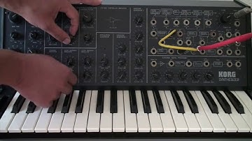 Korg MS-20 noise and resonance beat loop #korgms20