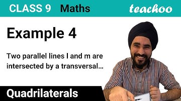Example 4 - Two parallel lines l and m are intersected - Examples - Teachoo