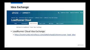 Part of the DevOps Toolchain - LoadRunner Cloud